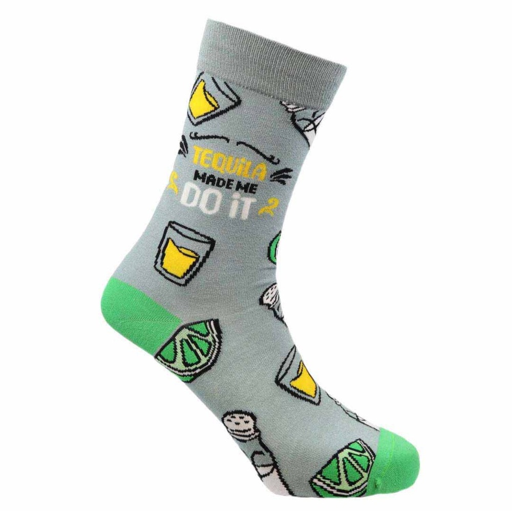 Sexy Socks Tequila Did It Natural Bamboo Knit Socks- NWT